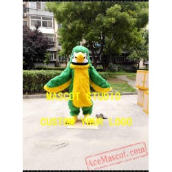 Green Plush Parrot Mascot Costume Bird