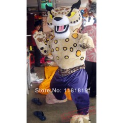 Leopard Panther Cheetah Mascot Costume