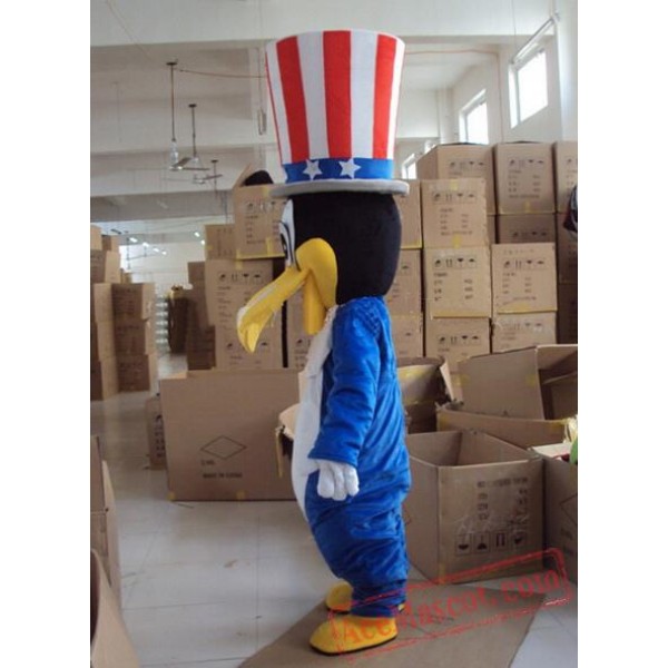 Blue Crow Mascot Costumes Mr Crow Cartoon