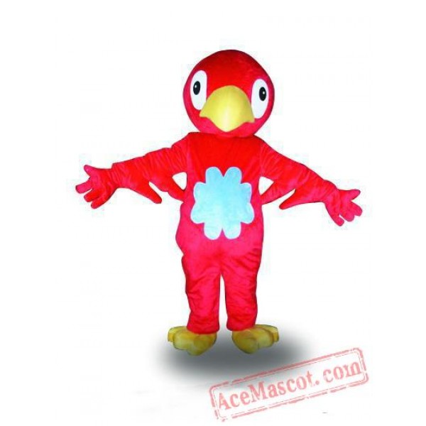 Big Handsome Red Bird Animal Mascot Costume