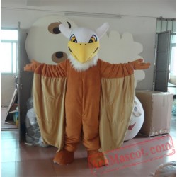 Cartoon Brown Big Bird Mascot Costume