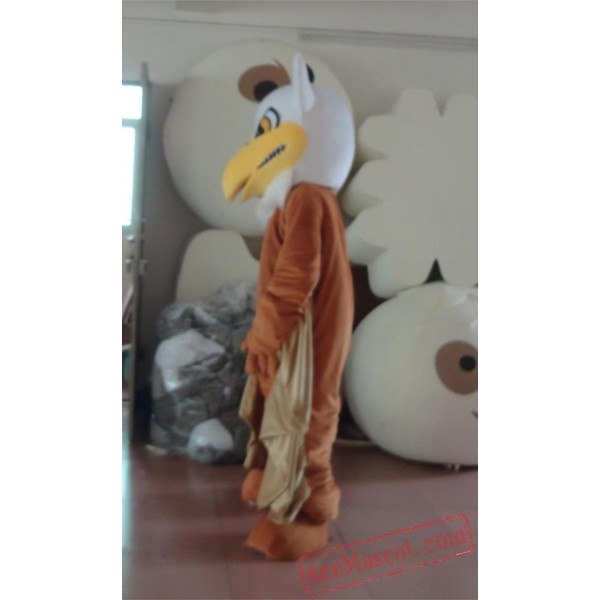 Cartoon Brown Big Bird Mascot Costume