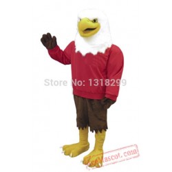 Red Eagle Mascot Costume Hawk Falcon
