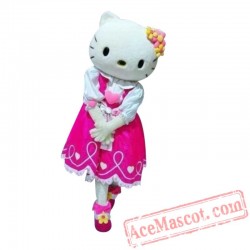 Hello Kitty Cartoon Mascot Costume