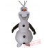Smile Olaf Mascot Costume Adult Cartoon