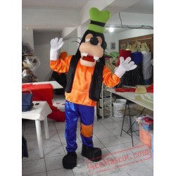 Goofy Dog Adult Cartoon Mascot Costume