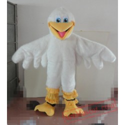 Cartoon White Bird Mascot Costume