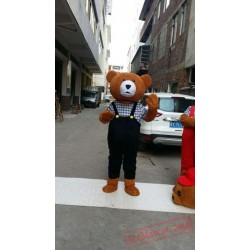Adult Teddy Bear Mascot Costume Cartoon Character Costume