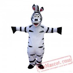 Halloween Cartoon Zebra Mascot Costume