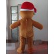 adult gingerbread man mascot costume