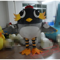Adult Gray Bird Mascot Costume Animal Costume