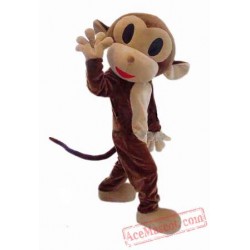 Naughty Monkey Mascot Costume Rhesus Monkey Mascot Costume