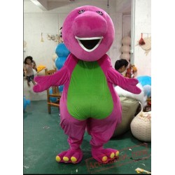 Adult Barney Dragon Cartoon Mascot Costumes