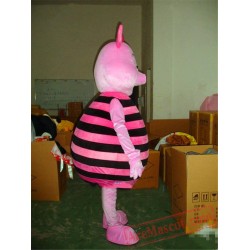 Adult Pink Pig Fancy Cartoon Mascot Costume