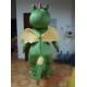 Big Green Dragon Boy Cartoon Mascot Costume