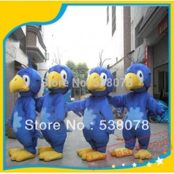 Little Blue Bird Mascot Costume