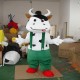 Helmet Cow Mascot Costume