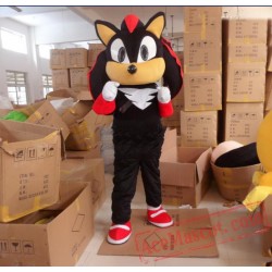 Shadow Sonic The Hedgehog Mascot Black Sonic Costume