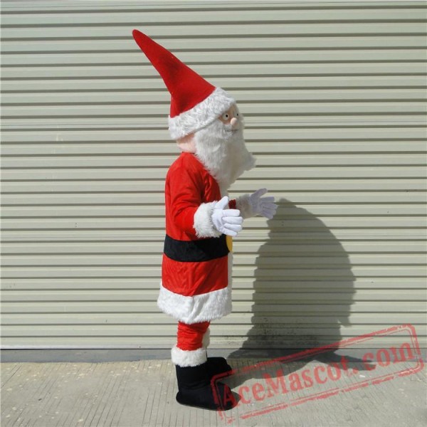 Adult Santa Claus Cartoon Mascot Costume