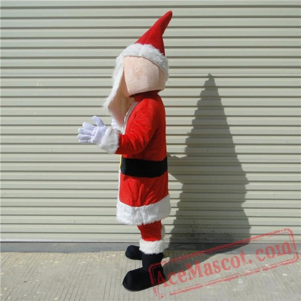 Adult Santa Claus Cartoon Mascot Costume