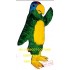 Parrot Bird Mascot Costume Adult Long Plush Green Parrot