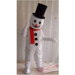 Helmet Snowman Mascot Costumes Walking Cartoon Costumes