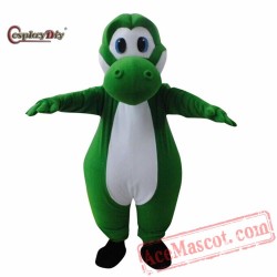 Green  Dinosaur Mascot Costume