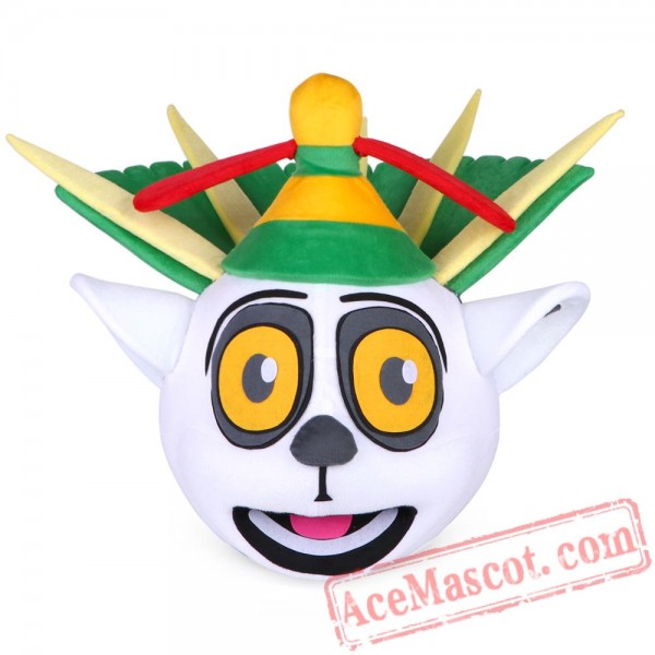 King Julian Lemur Lemuroid Lemuridae Mascot Costume