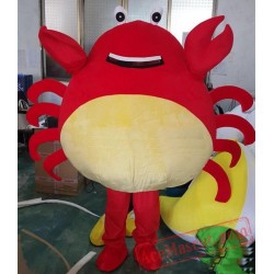 Red Crab Mascot Costume
