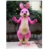 Pink Kangaroo Suit Party Cartoon Mascot Costume