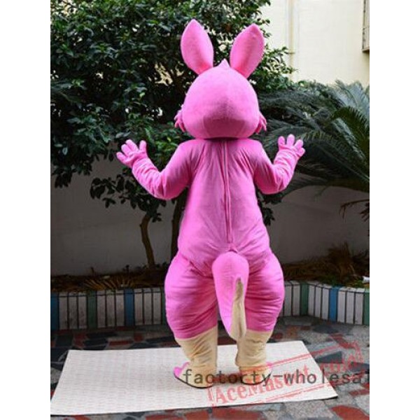 Pink Kangaroo Suit Party Cartoon Mascot Costume
