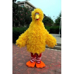 Yellow Big Bird Mascot Costume Cartoon Character Costumes