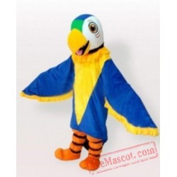 Blue Parrot Animal Cartoon Mascot Costume