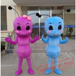 Two Color Ants Christmas Mascot Costume