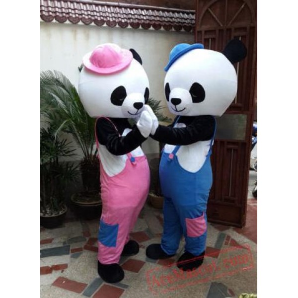 Panda Adult Cartoon Mascot Costume