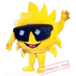 Mr Sun Mascot Costume Cartoon