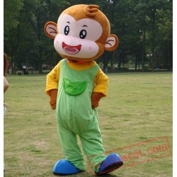 Cartoon Monkey Mascot Costume