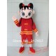 China Girl Mascot Costume Adult Character Cosplay Costume