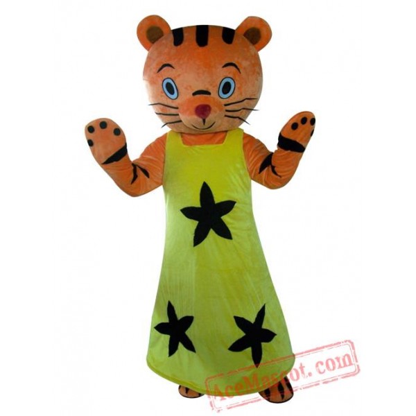 New Revised Version Special Frank Tiger Girl Mascot Costume
