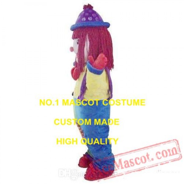 Clown Girl Mascot Costume