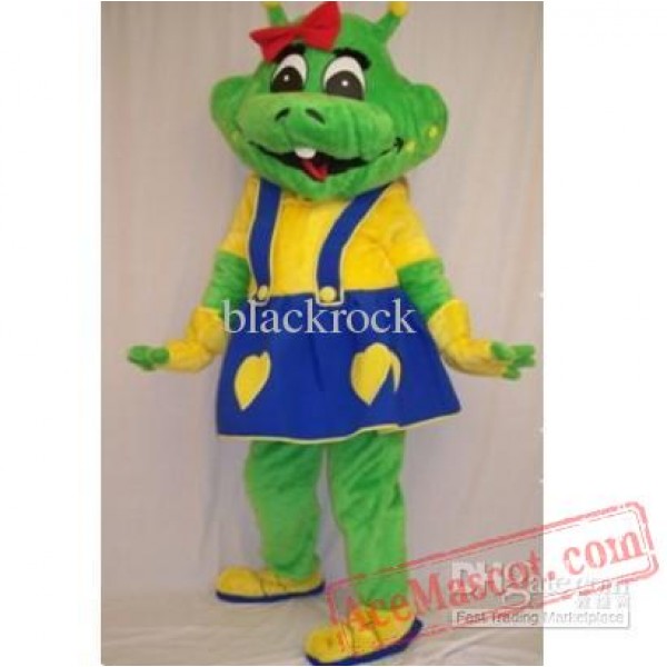 Frog Girl Mascot Costume