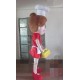 Cook Girl Mascot Costume For Adults