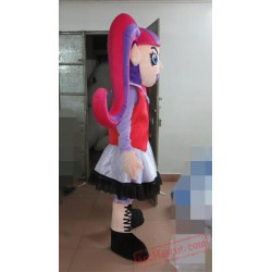 Red Mexican Girl Mascot Costume