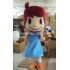 Girl Plush Cartoon Character Mascot Costume