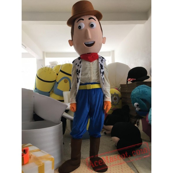 Cow Boy Woody Cartoon Mascot Costume