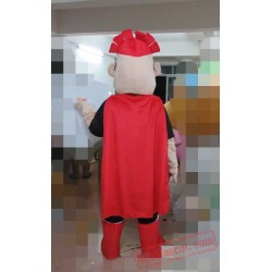 Cartoon Character Red Hair Boy Mascot Costume