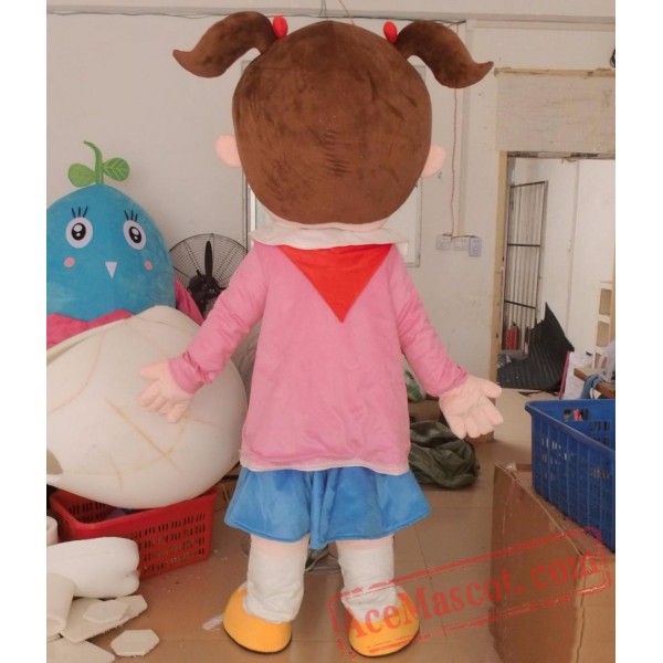 Profession School Girl Mascot Costumes