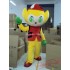 Yellow Boy Mascot Costume Cartoon Character