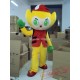 Yellow Boy Mascot Costume Cartoon Character