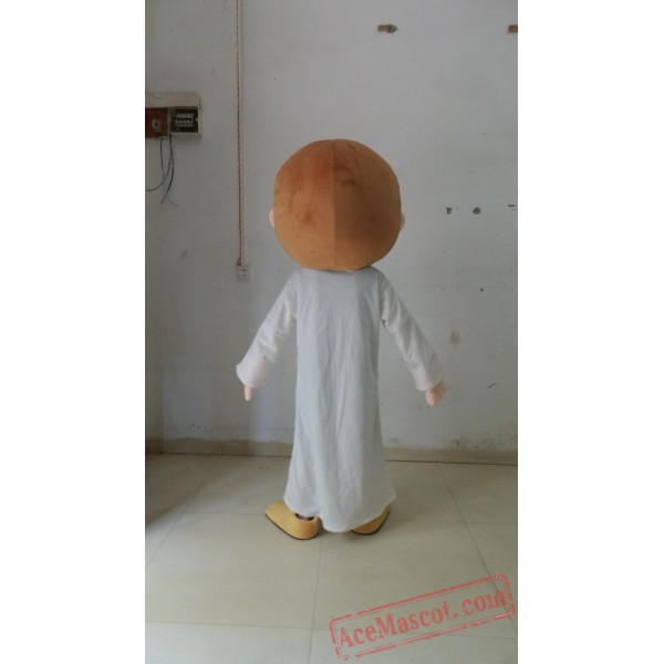 White Dress Boy Mascot Costumes
